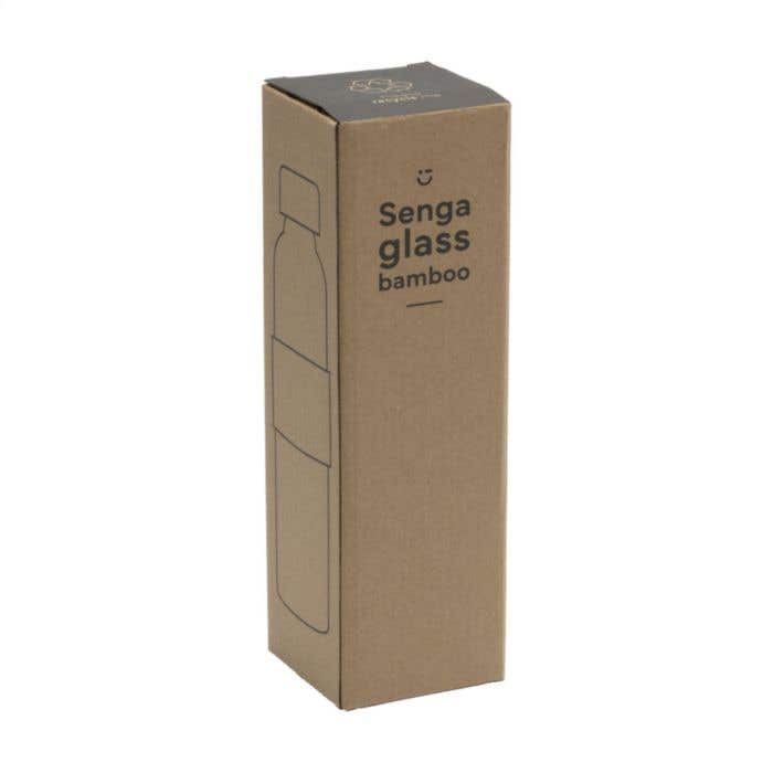 Gourde | Verre | 500 ml | Bouchon en bambou