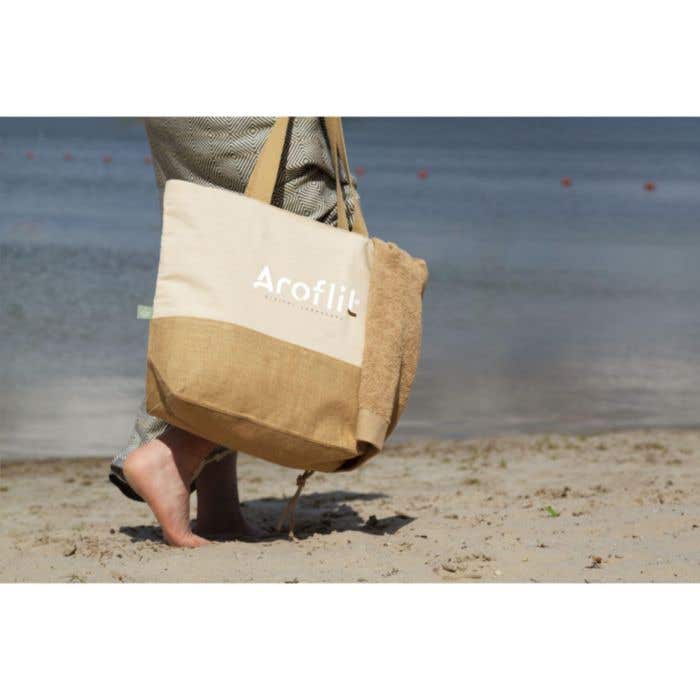 Sac de plage | Jute et coton organique | 30 l
