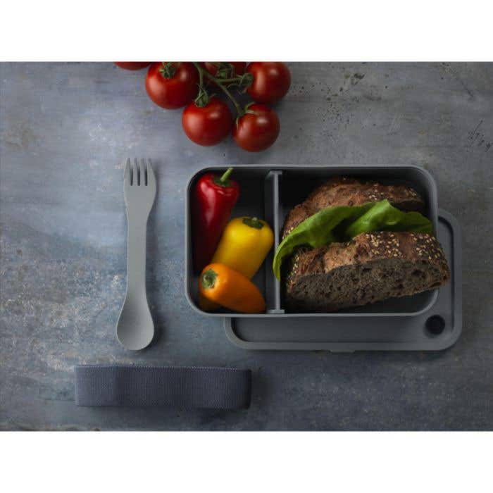 Boîte à lunch | PP | Avec couverts et séparateur