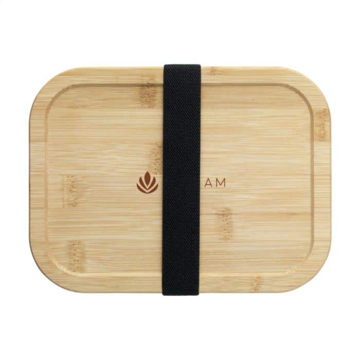 Boîte à lunch | Verre borosilicate | Couvercle en bambou