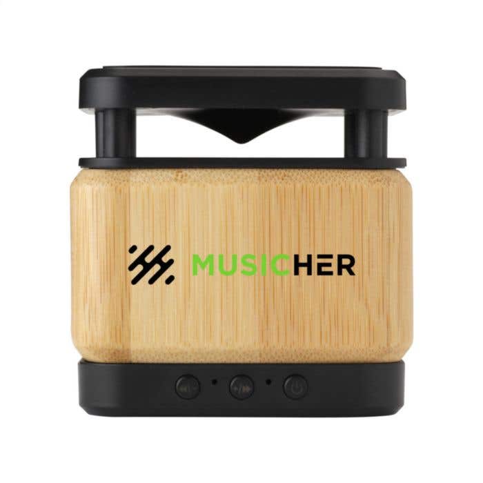 Enceinte Bluetooth | Bambou | Chargeur sans fil 5W | 3W
