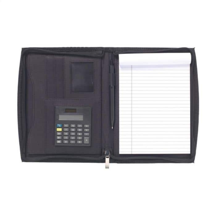Porte-documents | A5 | Avec calculatrice et stylo à bille