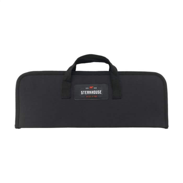 Set barbecue Asado | 4 pièces | Bois d'acacia | Avec étui