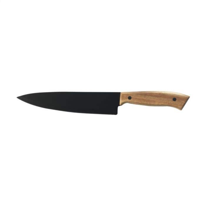 Set barbecue Asado | 4 pièces | Bois d'acacia | Avec étui