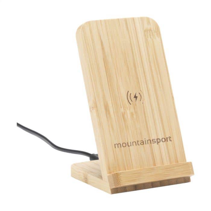Chargeur sans fil | Bambou | 15W | Horizontal & vertical