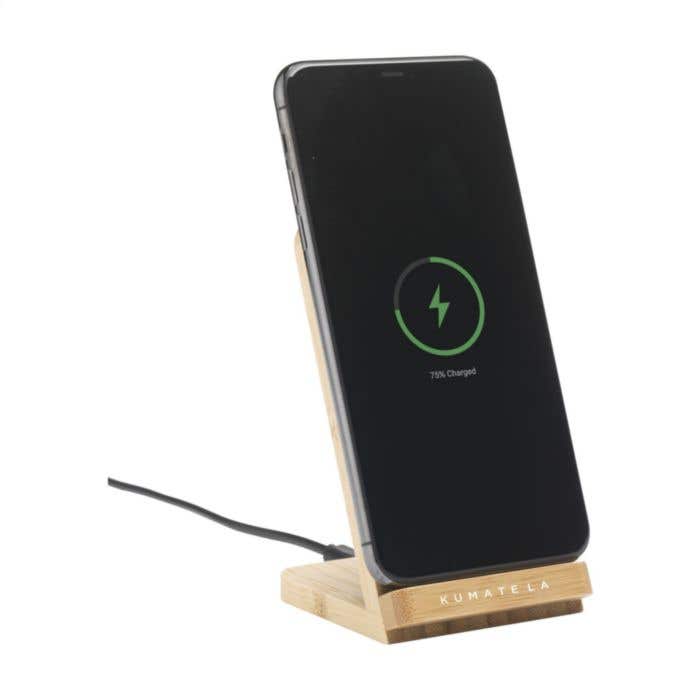 Chargeur sans fil | Bambou | 15W | Horizontal & vertical