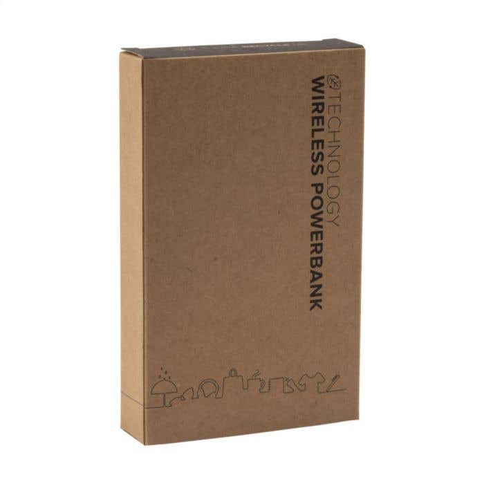 Powerbank | Bambou | 8000 mAh | Charge sans fil