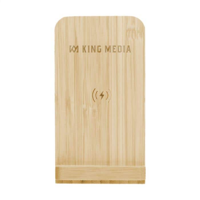 Chargeur sans fil | Bambou | 15W | Horizontal & vertical