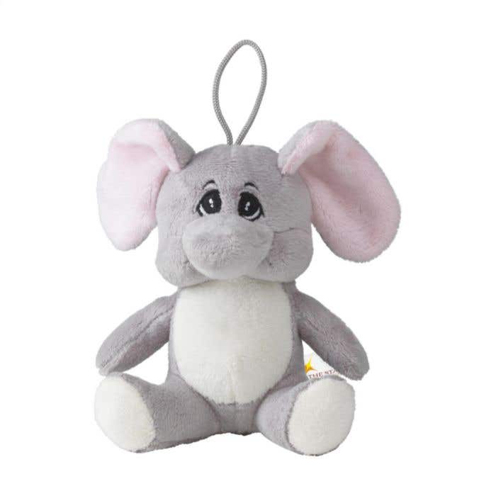 Éléphant en peluche | Peluche | Boucle de suspension