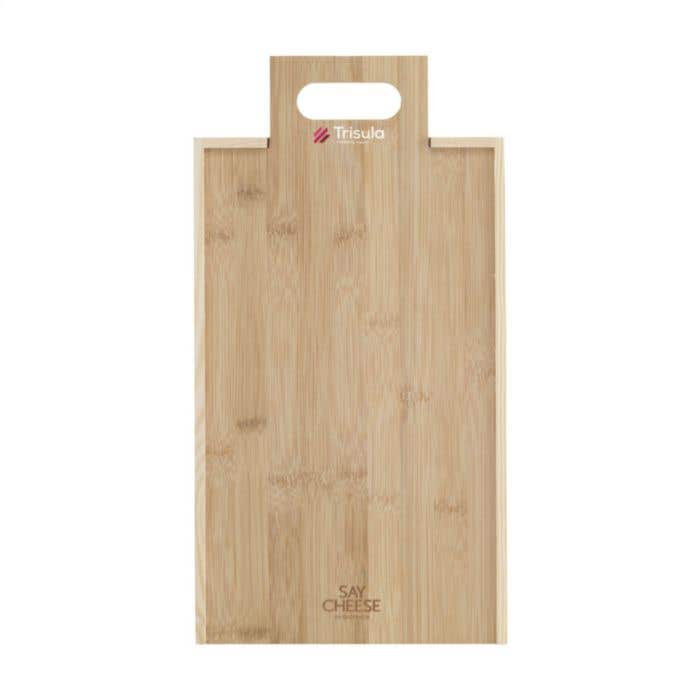 Caisse à vin Say Cheese | Bois de pin FSC® | Couvercle en bambou