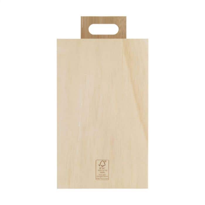 Caisse à vin Say Cheese | Bois de pin FSC® | Couvercle en bambou