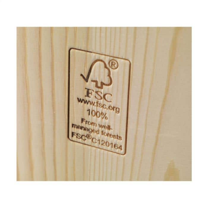 Coffret à vin | Bois & Bambou FSC® | Avec planche à tapas