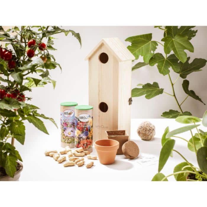 Caisse à vin Rackpack Tweet | Bois de pin | Nichoir