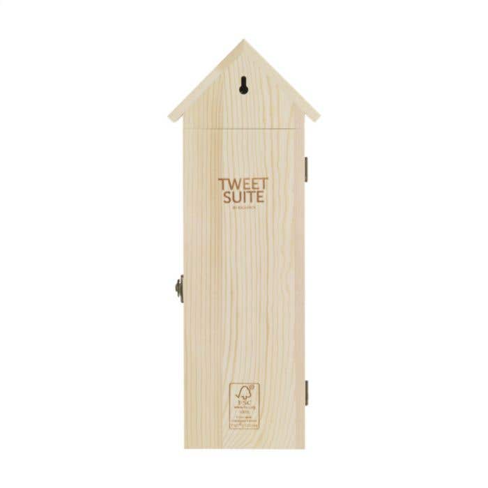 Caisse à vin Rackpack Tweet | Bois de pin | Nichoir