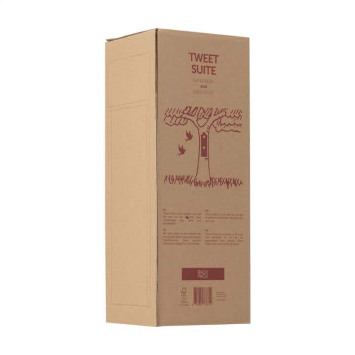 Caisse à vin Rackpack Tweet | Bois de pin | Nichoir