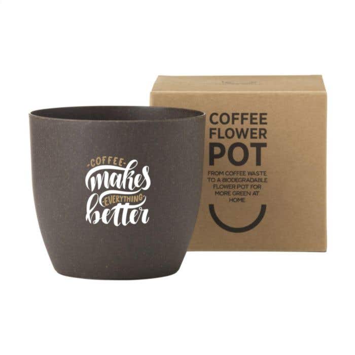 Pot de fleurs | Marc de café | Compostable