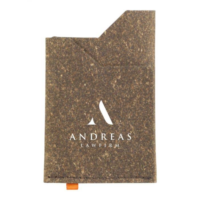 Porte-cartes | Cuir recyclé | Avec compartiment supplémentaire