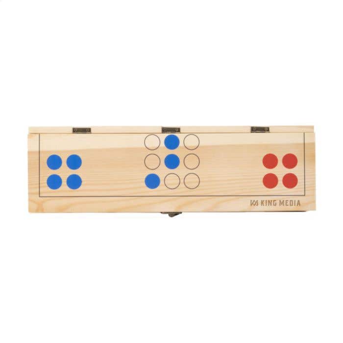 Coffret à vin Gamebox Ludo | Bois de pin | 1 bouteille