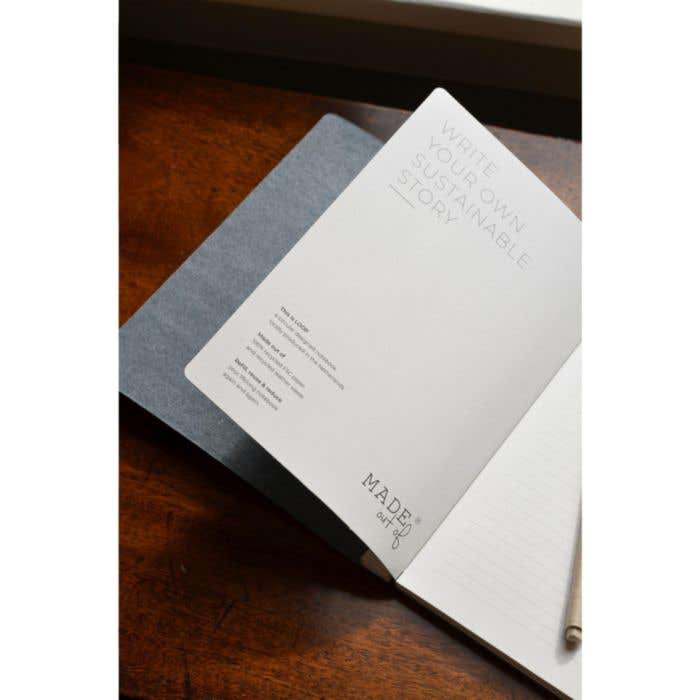 Carnet de notes MADE out of | Denim recyclé | A5 | Rechargeable