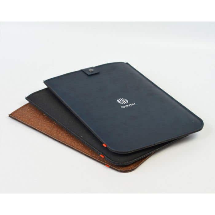 Housse pour ordinateur portable | Cuir recyclé | 16 pouces