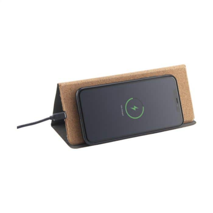 Tapis de souris | Liège | Chargeur sans fil 10W | Support pour téléphone