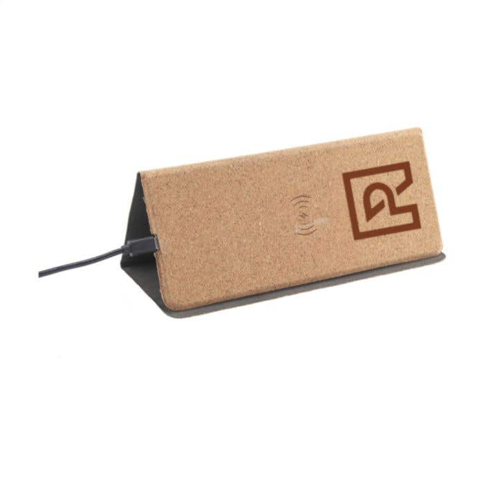 Tapis de souris | Liège | Chargeur sans fil 10W | Support pour téléphone