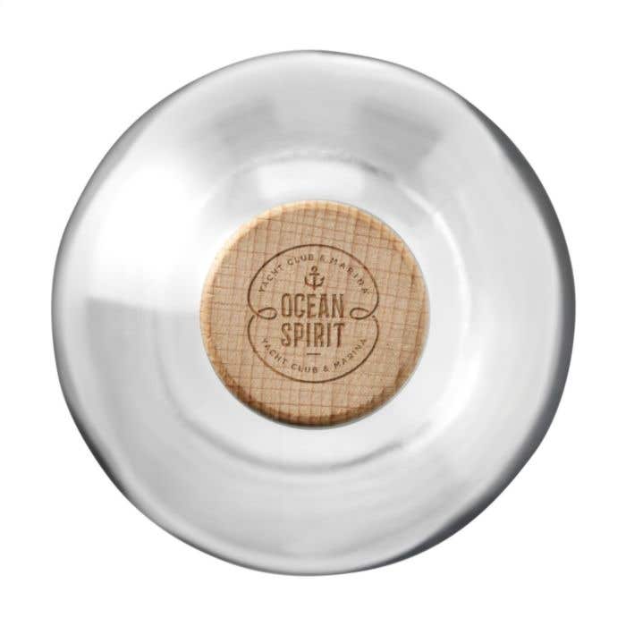 Bouteille d'eau | Verre | 700 ml | Bouchon en bois
