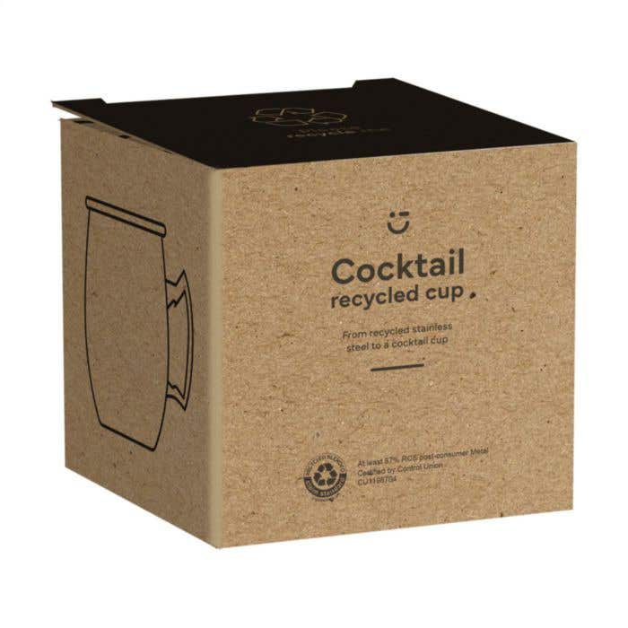 Gobelet à cocktail | Acier inoxydable recyclé | 400 ml | Couleur cuivre