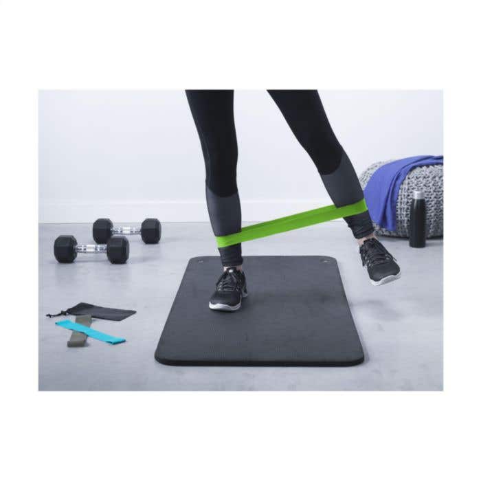 Set de bandes de résistance | Caoutchouc | 3 pièces | Sac de rangement incl.