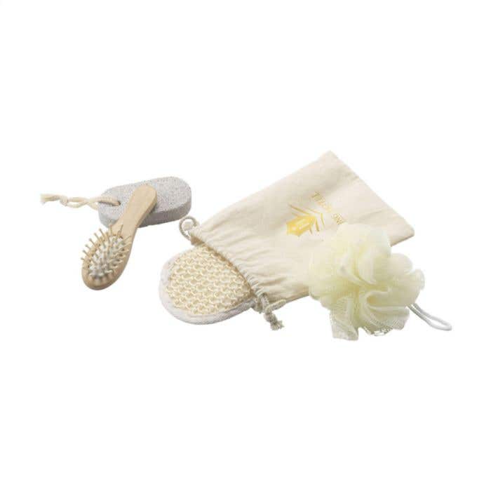 Set de soins Celeste | 4 pièces | Avec pochette en coton
