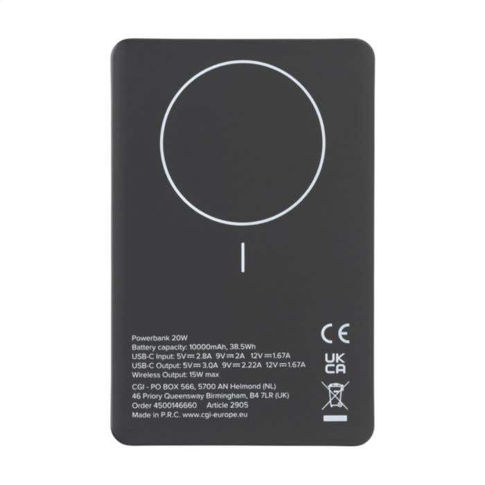 Powerbank | 10.000 mAh | MagSafe | Aluminium recyclé