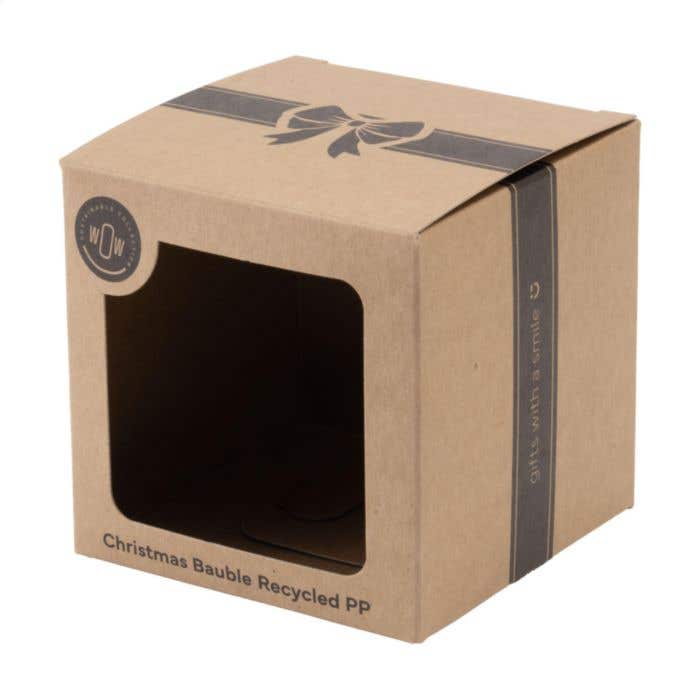 Boule de Noël | Recyclée | 7 cm | Finition mate