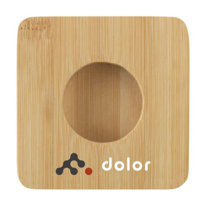 Bougeoir | Bambou | Carré | Certifié FSC®