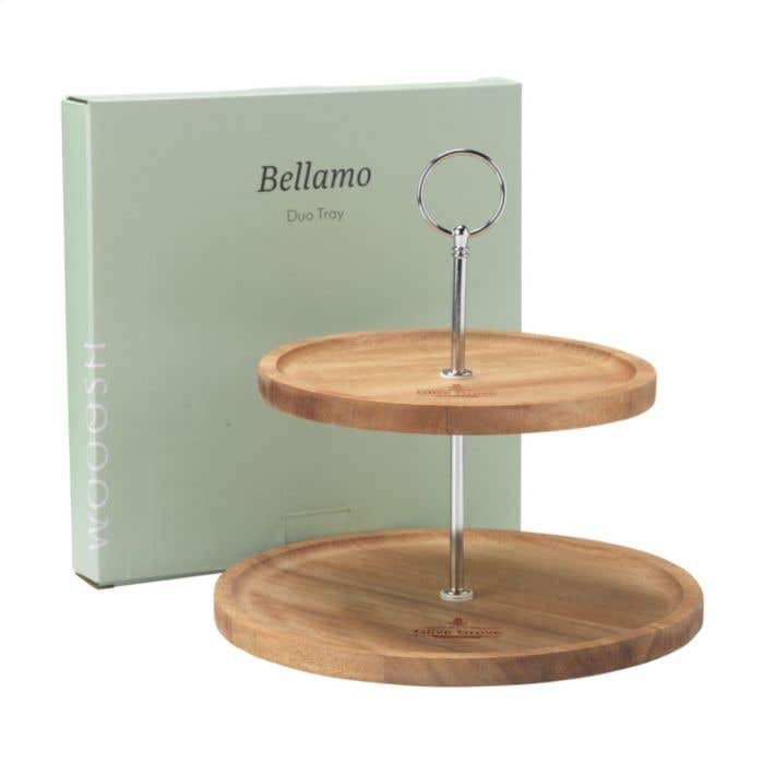 Wooosh Bellamo Duo Tray | Étagère | Bois d'Acacia FSC® | 2 niveaux