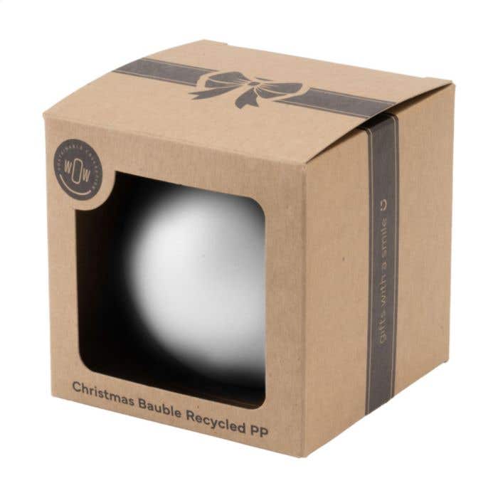 Boule de Noël | Recyclée | 7 cm | Finition mate
