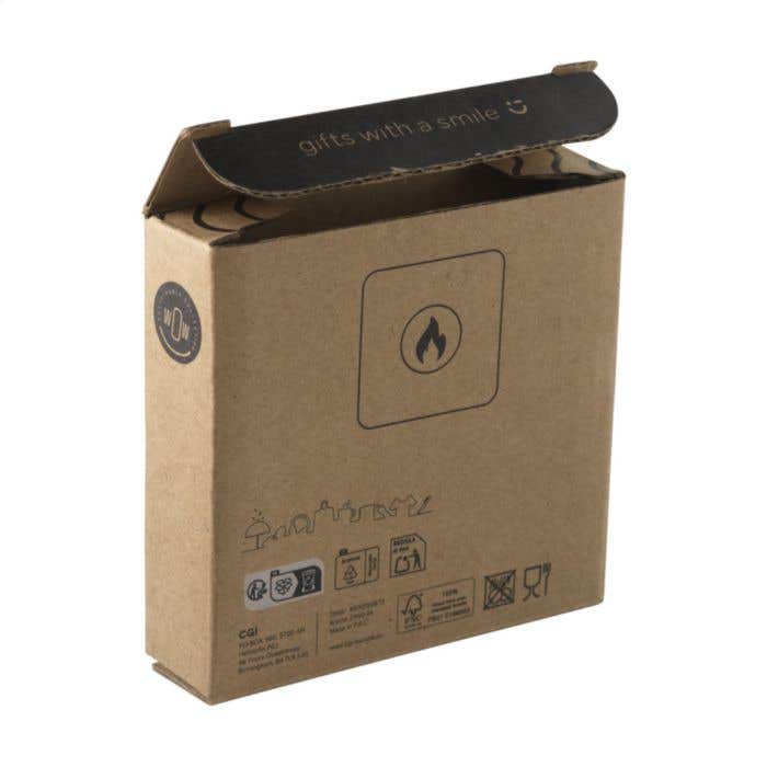 Bougeoir | Bambou | Carré | Certifié FSC®