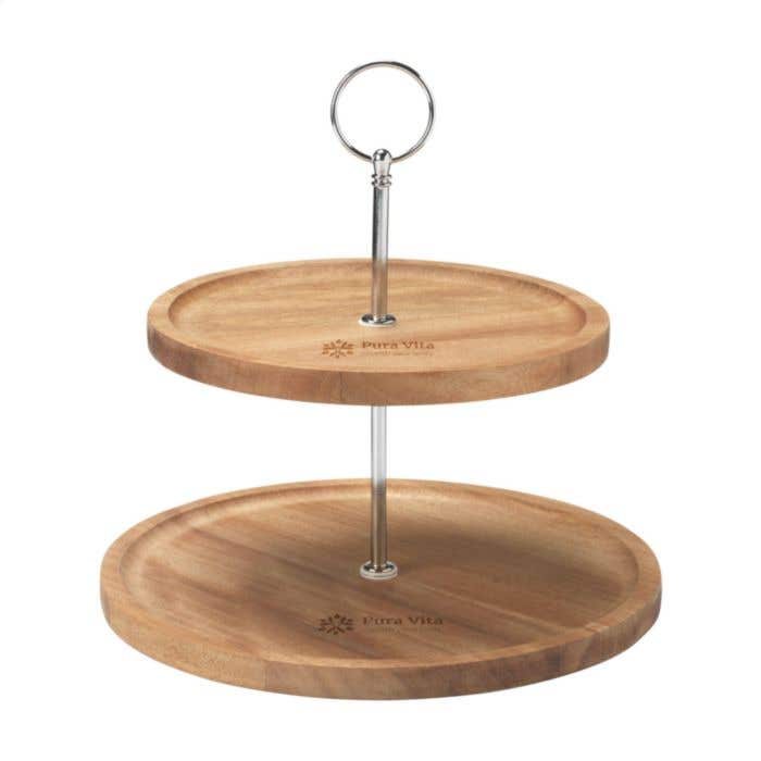 Wooosh Bellamo Duo Tray | Étagère | Bois FSC® | 2 niveaux