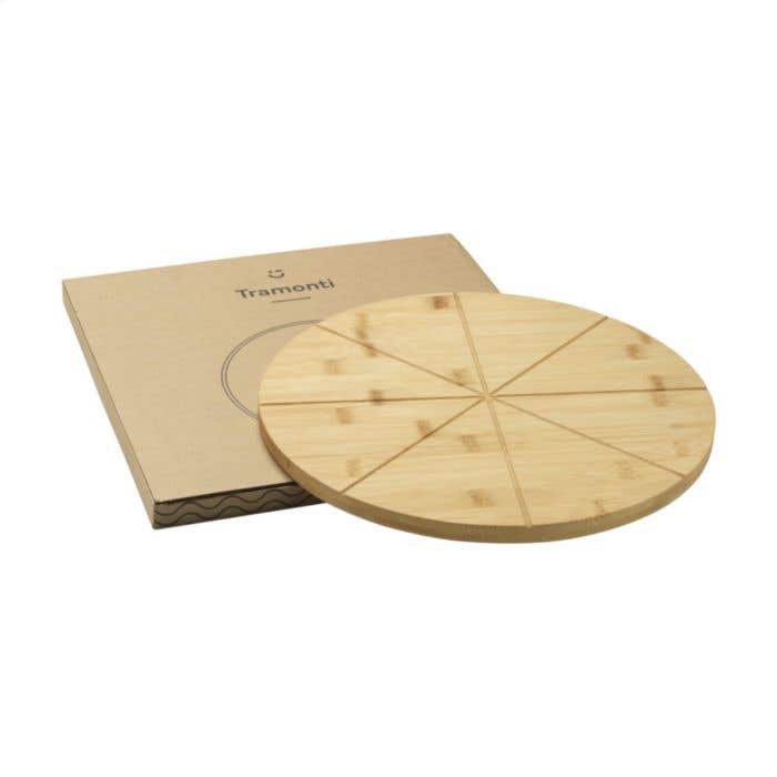 Planche à découper | Bambou | FSC® | Encoches à pizza