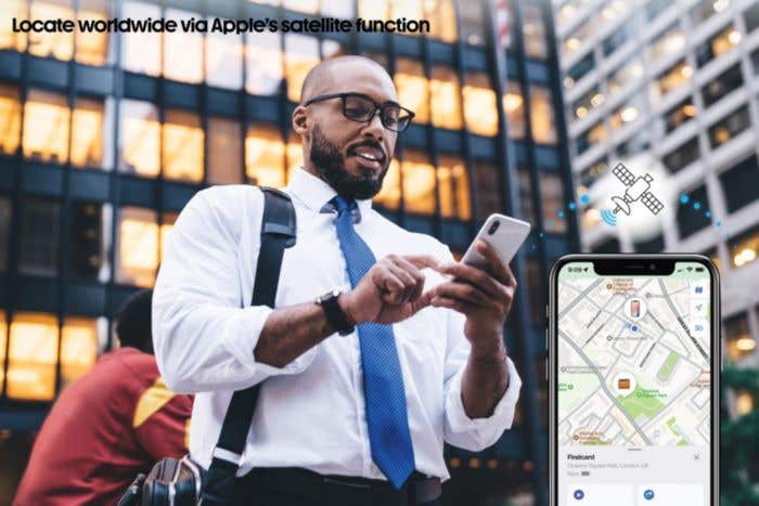 Carte de géolocalisation Findcard FindMy Tracker