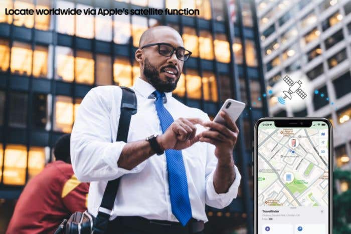 Porte-passeport avec géolocalisation Travelfinder