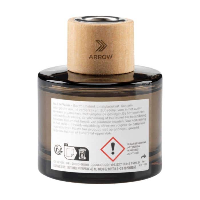 Wooosh Bâtonnets Parfumés | Green Herbs | 75 ml | Verre avec bois