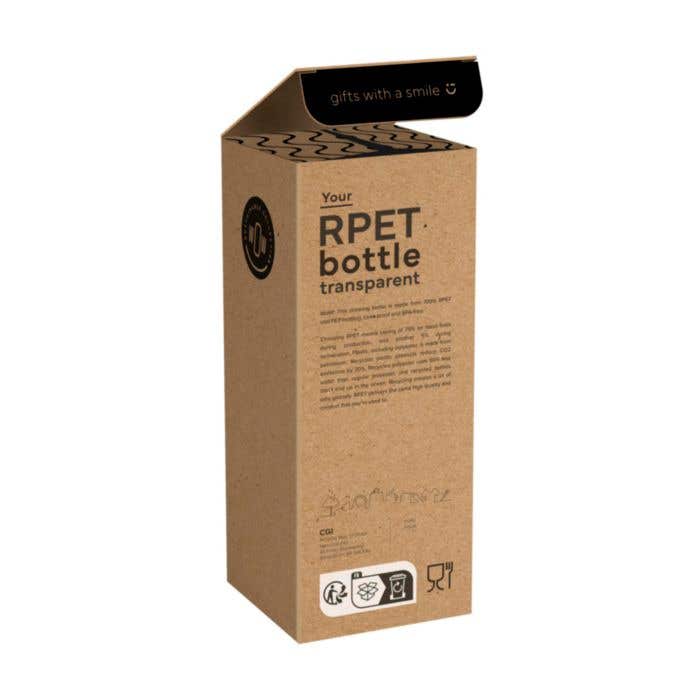 Bouteille Soreya | Recyclé | 500 ml | Bouchon en bambou