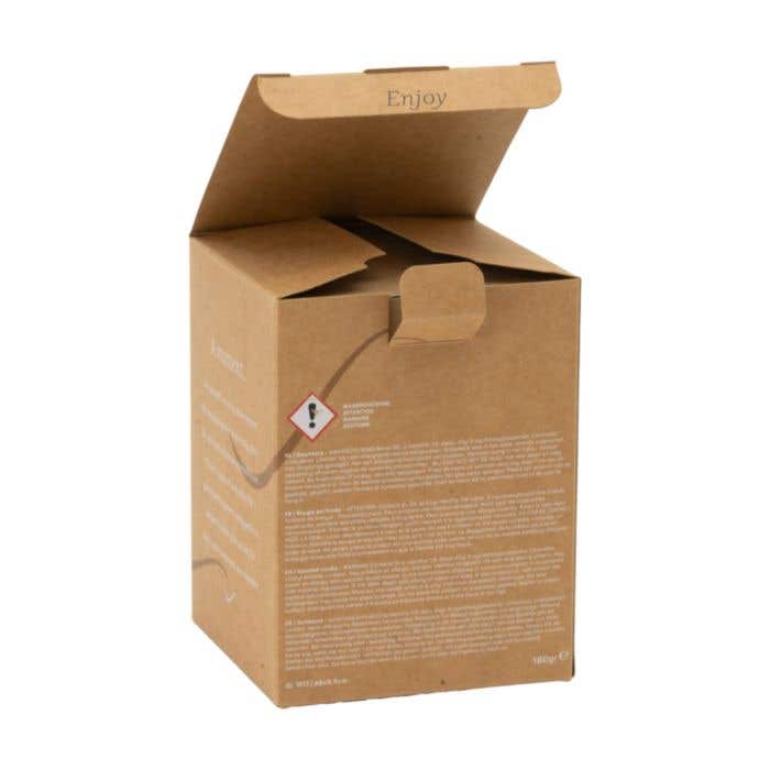 Bougie parfumée Wooosh | Parfum de figue | 32 heures | Couvercle en liège