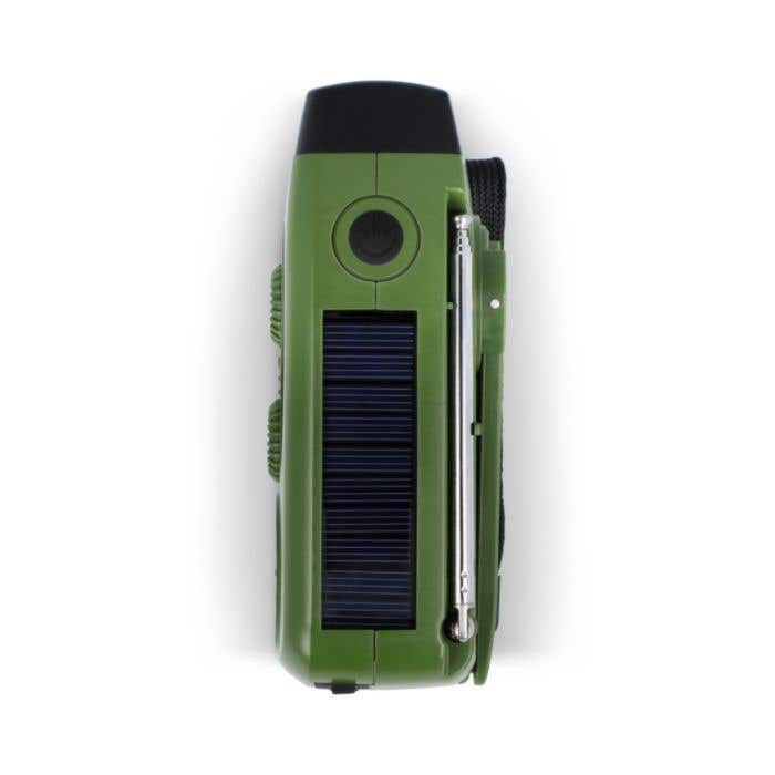 Radio d'urgence SafeSound solaire avec manivelle
