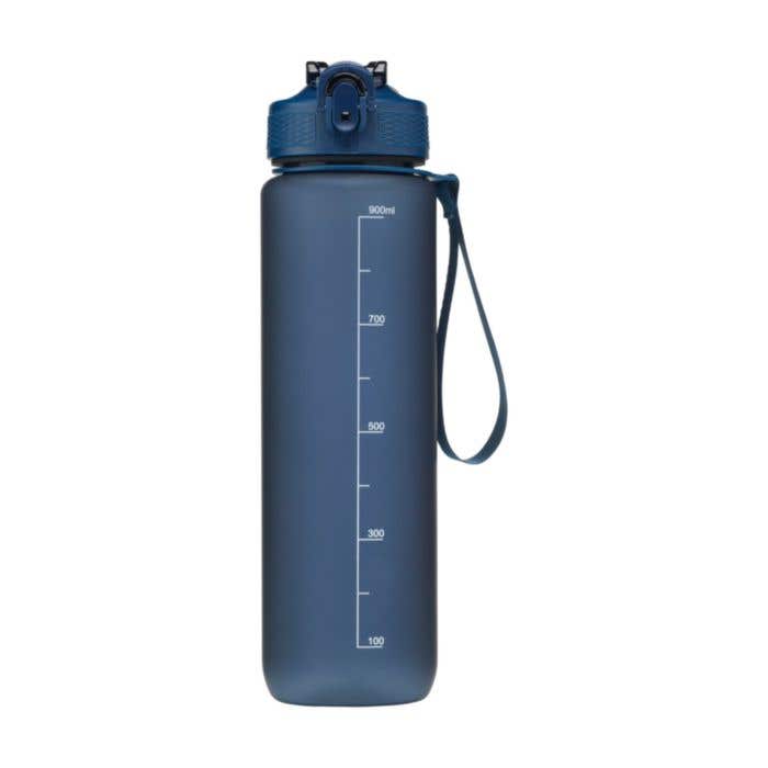 Gourde | PET recyclé | 1 l | Avec paille