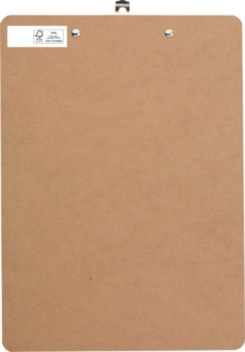 Porte-bloc Nimra | A4 | Papier FSC® | Œillet de suspension
