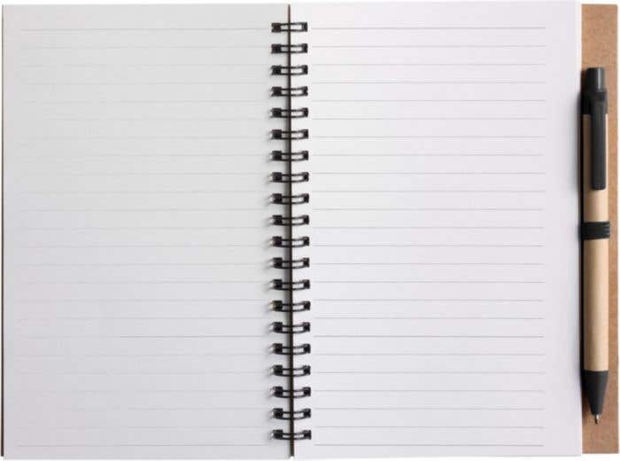 Carnet de notes Greenscript | A5 | Papier FSC® | 60 pages | Ligné | Avec stylo