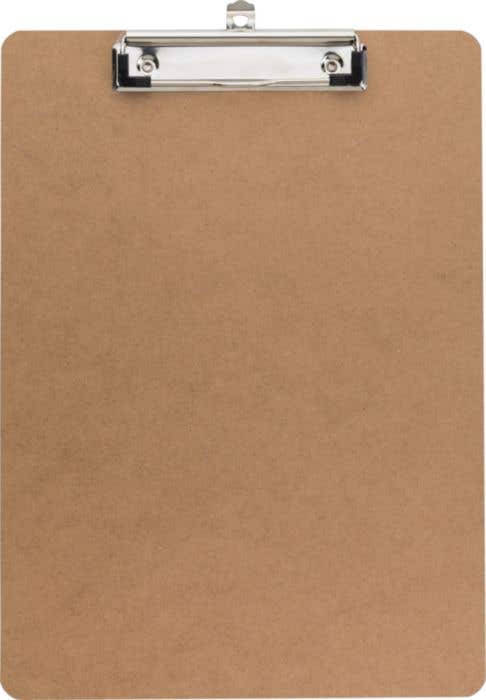Porte-bloc Nimra | A4 | Papier FSC® | Œillet de suspension