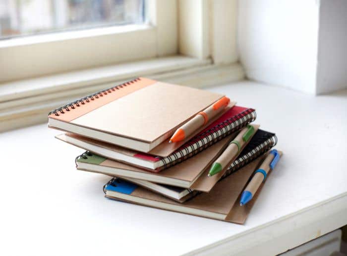 Carnet de notes Greenscript | A5 | Papier FSC® | 60 pages | Ligné | Avec stylo