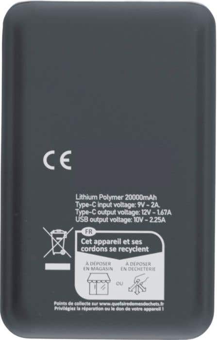 Batterie externe Alocasia 20.000 mAh